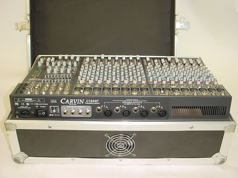 Carvin C1644P Powered Concert Series Mixer w/ Road Case | Reverb Carvin C1644P Powered Concert Series Mixer w/ Road Case | Reverb
