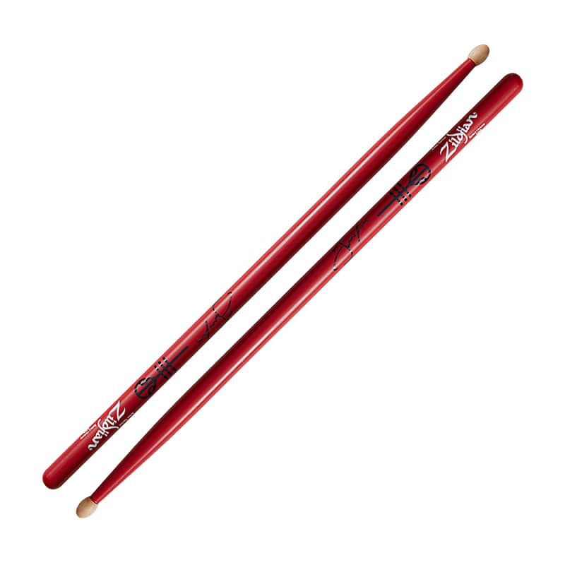 Zildjian ASJD Josh Dun Artist Series Drumsticks - Red image 1