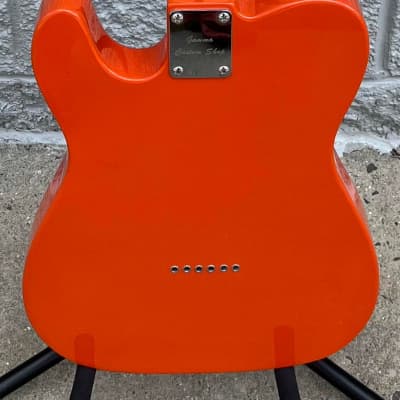 GAMMA Custom Electric Guitar TG24-03, 6-String Delta Star Model, Kona Orange image 9