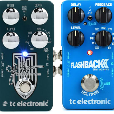 TC Electronic Dreamscape John Petrucci Signature Multi-effects Pedal  Bundle with TC Electronic Flashback 2 Delay and Looper Pedal image 1