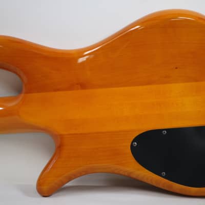Rare 98-99 Spector NS-2000/5 Neck Thru 5 String Bass Guitar Amber w/ Gig Bag - NICE! image 8