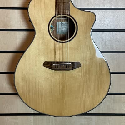 Breedlove Discovery S Concert CE NT Natural Highgloss Acoustic Guitar image 2