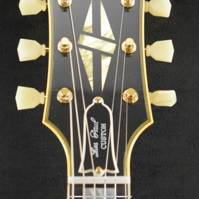 Gibson Custom Shop Historic 3-Pickup '57 Les Paul Custom Black Beauty Reissue with Bigsby 2019 - Present - Ebony VOS image 8