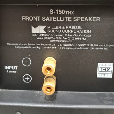 3 x Miller and Kreisel S-150 THX - Satellite Speaker System - Fair image 11
