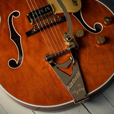 Gretsch G6120TG-DS Players Edition Roundup Orange image 13