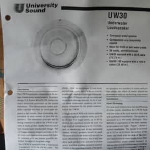 Electro Voice University Sound UW30 Underwater Speaker Reverb