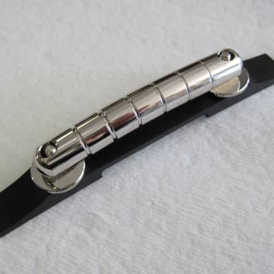Gretsch Nickel Rocking Bar Bidge Assy with Ebony Base 0062844000