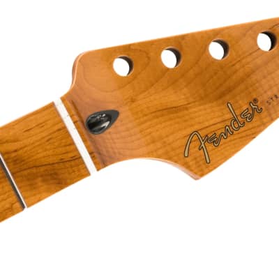 Fender - Roasted Maple Stratocaster Neck, 21 Narrow Tall Frets, 9.5", Maple, C Shape image 3