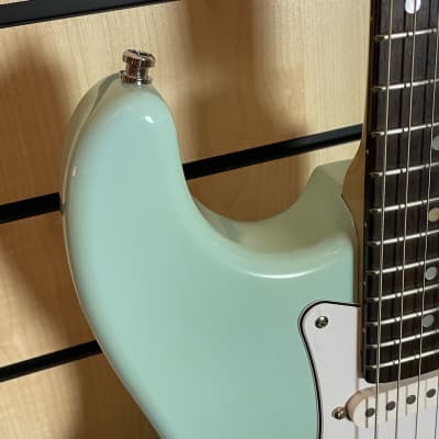 Jozsi Lak S-Style Surf Green Electric Guitar Handmade in Germany Demo Model image 5