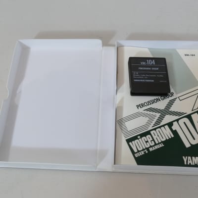 Yamaha DX7 - VRC-104 Sound Cartridge - Drums and Percussion Group - DX TX VRC image 8