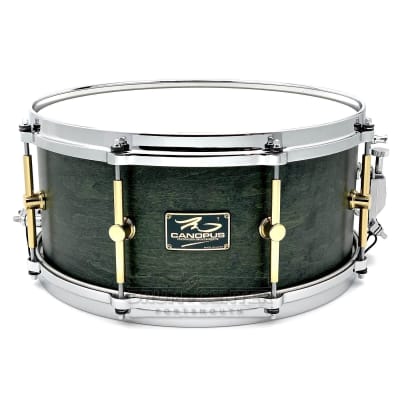 Canopus 'The Maple' 10ply Snare Drum 14x6.5 Black Olive | Reverb UK