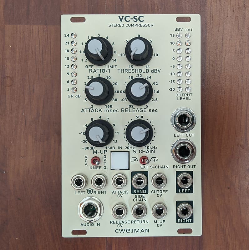 Cwejman VC-SC Stereo VC compressor Eurorack module V RARE