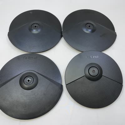 THREE PACK - 2x Roland CY8 + 1x CY5 Crash Ride Cymbal V Drums | Reverb