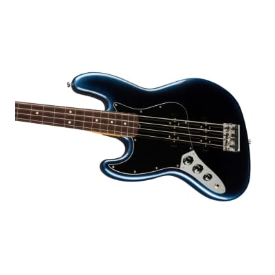 Fender American Professional II 4-String Jazz Bass (Left-Hand, Rosewood Fingerboard, Dark Night) image 3