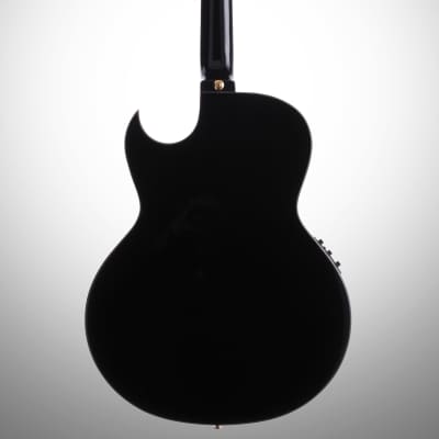 Ibanez EP5 Euphoria Steve Vai Signature Acoustic-Electric Guitar, Black Pearl image 4
