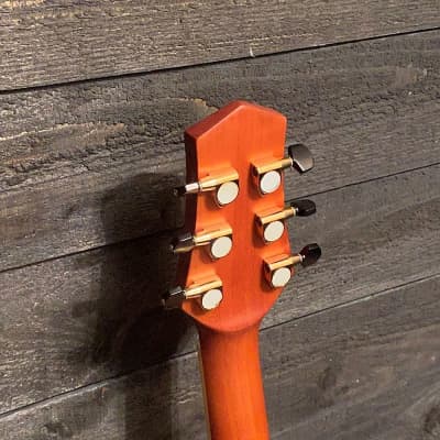 Wood Song Left Handed Jumbo Natural JC Acoustic Guitar w/ Gig Bag image 9