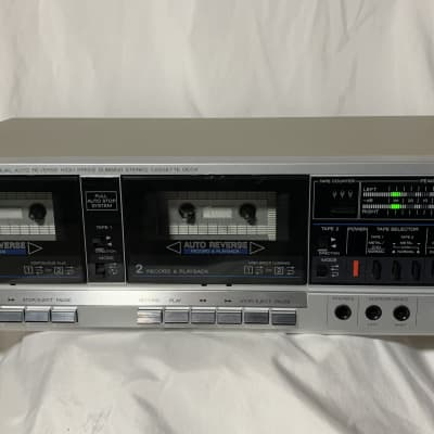 Realistic SCT-100 Stereo Dual Deck Cassette Player Recorder POWERS UP~PARTS ONLY image 3