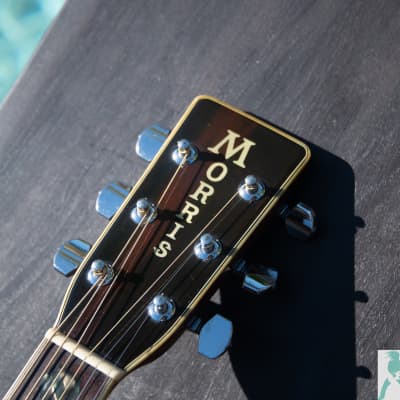1975 Morris W-40 Square Shoulder Dreadnought - 3-Piece Back