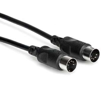 Hosa MID-320BK 5 Pin DIN MIDI Cable - 20 Feet - Black