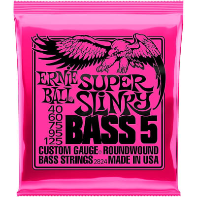 Ernie Ball Super Slinky Bass 5 Strings 40-125 image 1