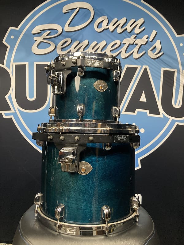 Tama - 10x9" and 14x12" Starclassic Rack Toms, with Star-Cast Mounting System - Marine Blue image 1