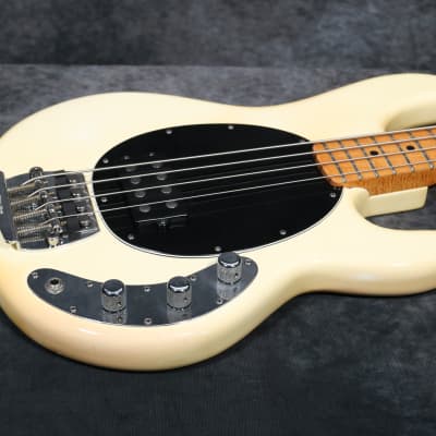 1979 Music Man Stingray Bass - White - OHSC - Leather MM Bag & Strap - Excellent Condition image 9