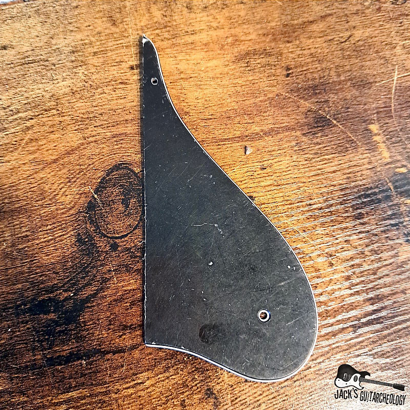 MIK Celluloid Mandolin Pickguard (1970s Black) Reverb