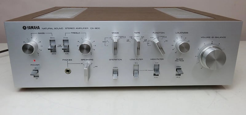 YAMAHA CA-800 AMPLIFIER WORKS PERFECT SERVICED FULLY RECAPPED GREAT CONDITION  			