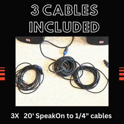 Rockville SPG84 8" 116 dB speakers with cables image 3