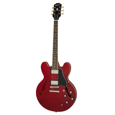 Epiphone ES-335 Semi-Hollow Body Electric Guitar (Cherry) image 2