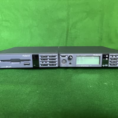 Roland Sound Canvas SC-55 MIDI Sound Generator and SB-55 MIDI File Player with Rack mount