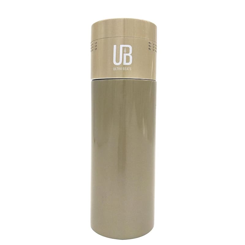 Ultra Beats 2in1 Stainless Steel Coffee Tumbler, Wireless Speaker, Alarm, Gold image 1