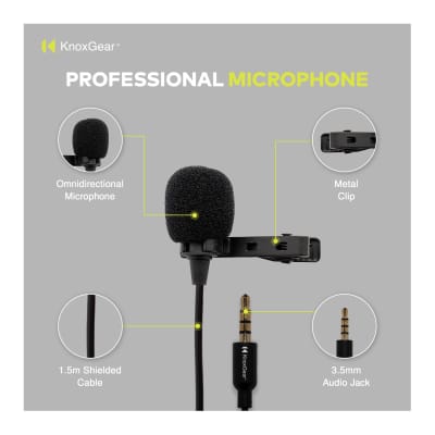 Knox Gear Clip-On Lavalier Microphone image 14