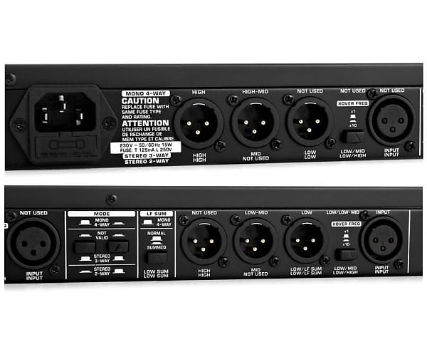 Behringer Cx3400 V2 Super X Pro Crossover 3 Vie Stereo 4 Mono Uscita  Subwoofer