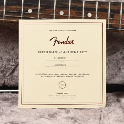 Fender American Ultra Stratocaster Mystic Pine & Anodized Gold Pickguard (CME Exclusive) image 10