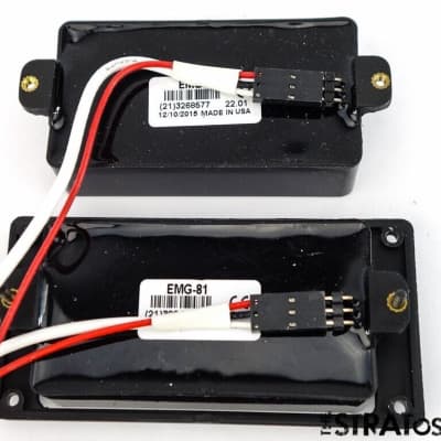 EMG 81 & 60 Active Humbucker PICKUP SET from Fender Jim Root Telecaster Tele image 2
