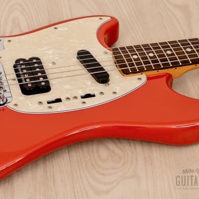 2012 Fender Kurt Cobain Mustang Left-Handed Fiesta Red w/ Seymour Duncan SH-4, Japan MIJ image 6