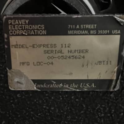 Peavey Express 112 65-Watt 1x12" Guitar Amp - USA image 3