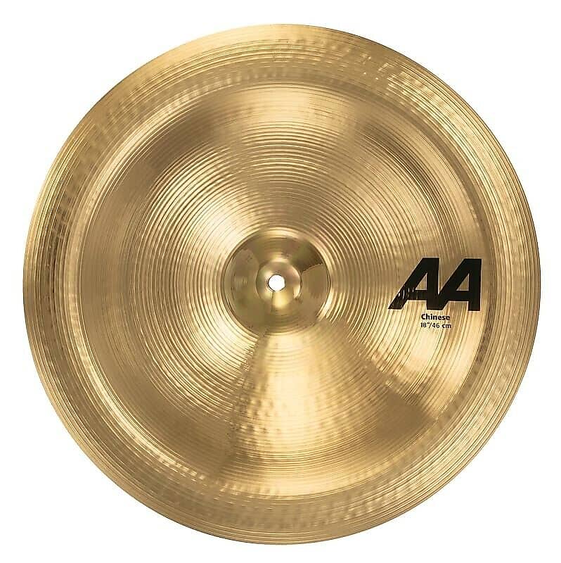 Sabian AA 18" Chinese Cymbal/New-Warranty/Brilliant Finish/Model # 21816B/NEW image 1