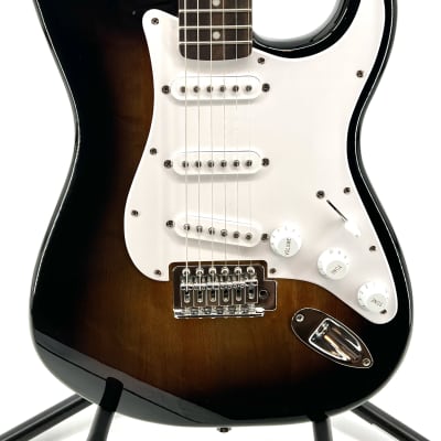 【訳あり】 Bullet Squier Fender Strat Reverb | Sparkle Black Metallic 2017 ギター