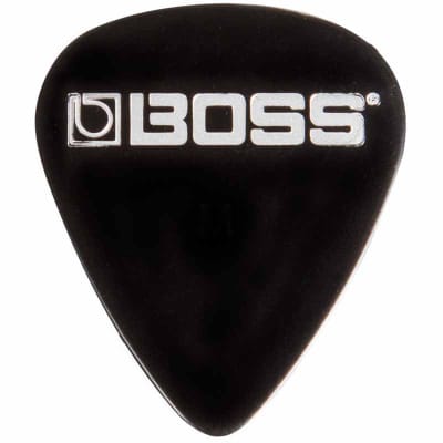 Boss BPK-12-BM Celluloid Guitar Picks Black Medium 12 pcs for sale