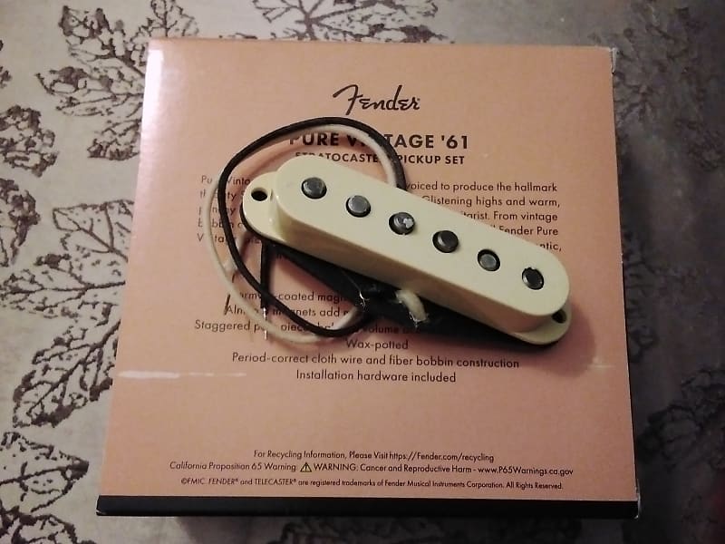 Fender American Original Pure Vintage 61 Stratocaster Pickup | Reverb