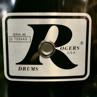Rogers 12x 15" Big R Rack Tom - Ebony - Very Good Shape image 8