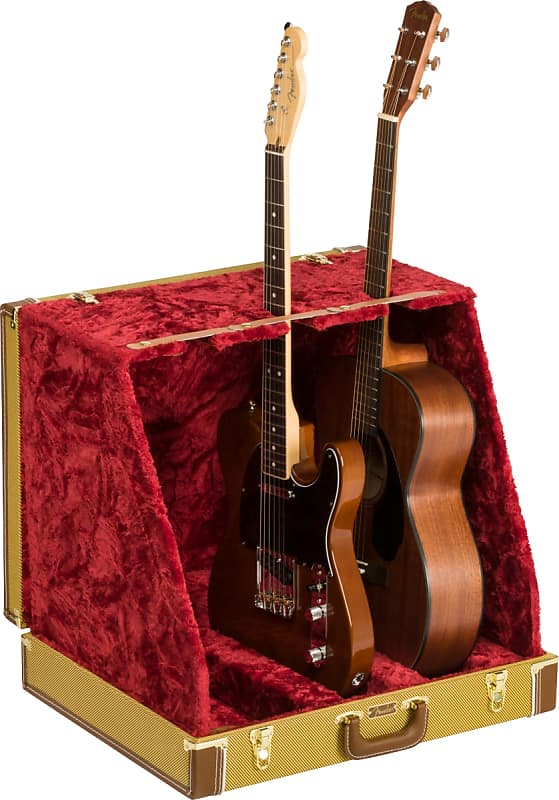 FENDER - Fender Classic Series Case Stand - 3 Guitar  Tweed - 0991023500 image 1