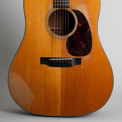 C. F. Martin  D-18 Flat Top Acoustic Guitar (1940), ser. #75523, black hard shell case. image 3