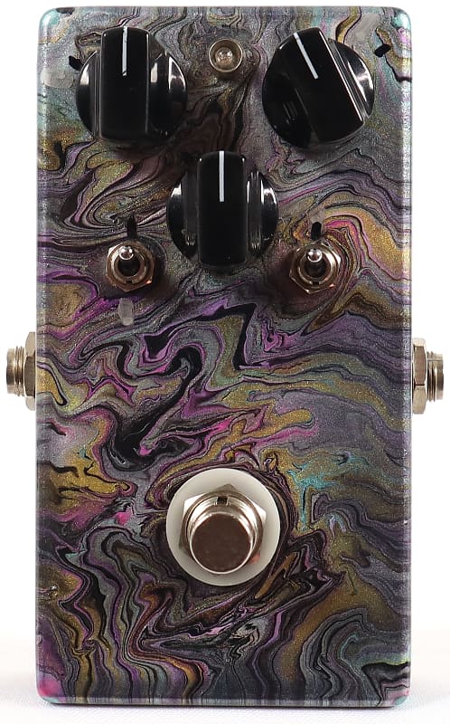 Rockbox Boiling Point Hand Painted Electric Guitar Overdrive Effects Pedal  Limited Edition Swirl