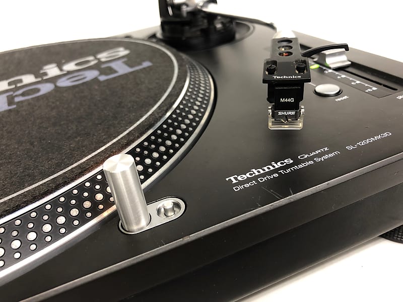 2 Technics SL-1200 MK3D DJ Turntables with M44G (SHURE) | Reverb