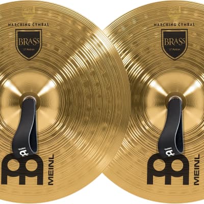 Meinl 13-Inch Medium Brass Marching Cymbals Pair image 2