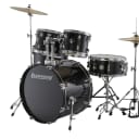 Ludwig Accent Drive 5 Piece Drumset W/Hardware & Cymbals Black