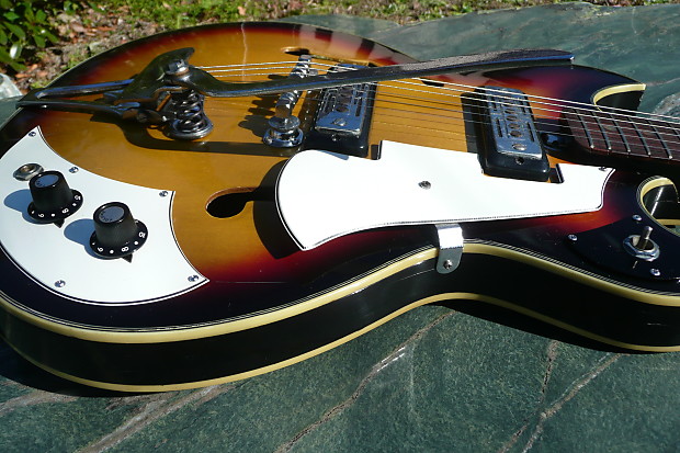 Teisco EP-2T Hollow Body Electric Guitar Japan Vintage